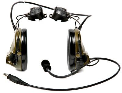 3M PELTOR COMTAC III ARC Access Rail Connector Tactical Comm Headset MT17H682P3AD-47 GN, Single COMM, Rail Attach, 1 EA/Case - First Source Wireless