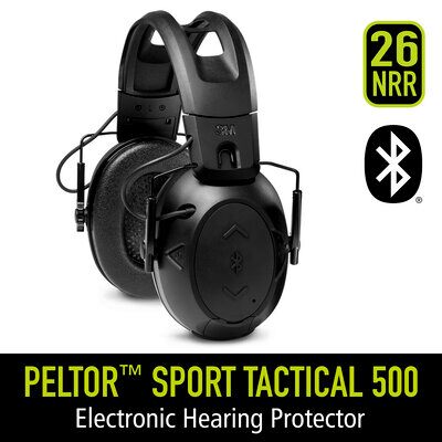 Peltor Sport Tactical 500 Electronic Hearing Protector, TAC500-OTH, 1 Hearing Protector, 4/Case - First Source Wireless