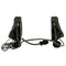 Casque 3M PELTOR SwatTac V MT20H682BB-47 SV, tour de cou, fil simple, micro dynamique standard, câblage OTAN, noir