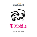 Cradlepoint 2FF 4FF Triple Punch SIM Card for T-Mobile