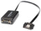 Cradlepoint COR Extensibility Cable, SATA-DB9, Black, 305 mm