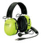 3M PELTOR Ground Mechanic Communications Headset MT7H79F-01 GB, Neon Cups 1 EA/Case - First Source Wireless