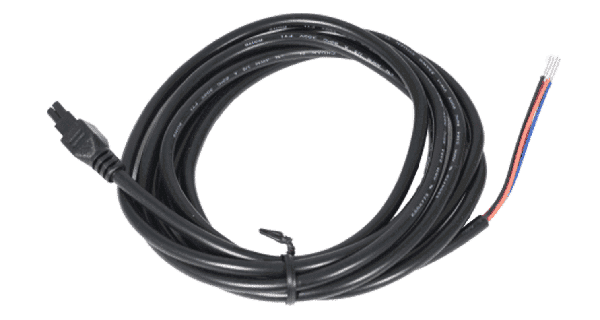 GIPO Power Cable, 2x3 MPP Black, 3 Meters, 18 AWG for RX30-MC and RX30-PoE