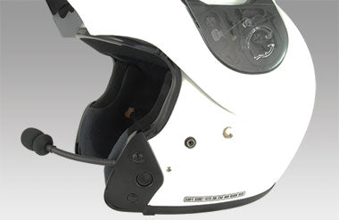 Face Full e 3/4 Helmet Kit para apenas rádios portáteis, empurrar para falar kit de cabo e microfone de alto-falante