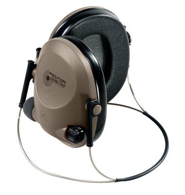 3M PELTOR SoundTrap Slimline Earmuffs MT15H67BB, Tactical Electronic Headset, Neckband - First Source Wireless