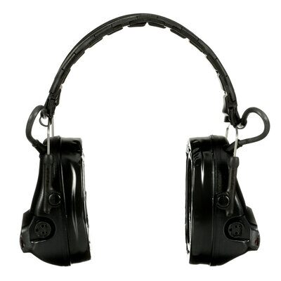 3M PELTOR SwatTac V Hearing Defender Headset MT20H682FB-09 SV, Plegable, Negro
