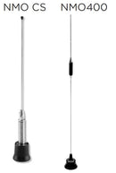 Pulse Larsen NMO40B Low/ Mid Band 40-50 MHz Whip Antenna and Coil - Black