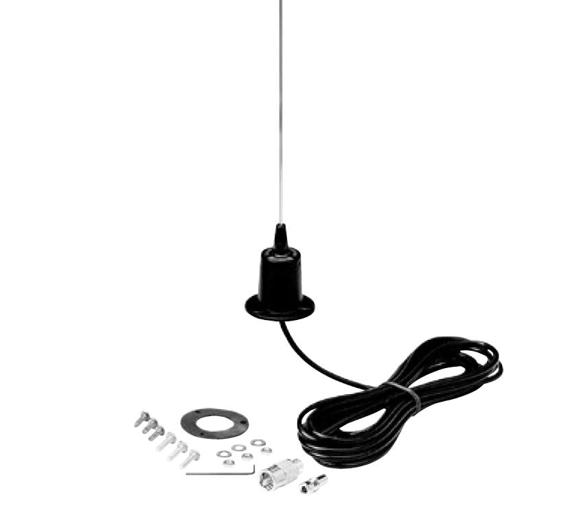 OM825UDTNC elf Mounting No Ground Plane Required Antenna with 17 Foot RG58AU Cable